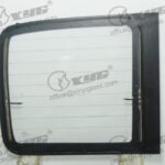 RH BARN DOOR GLASS HTD GREEN - CERAMIC